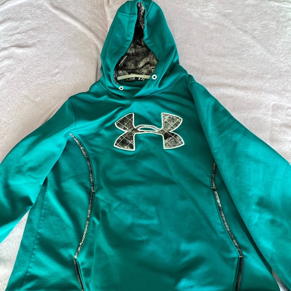 Under Armour Mens Teal Hoodie